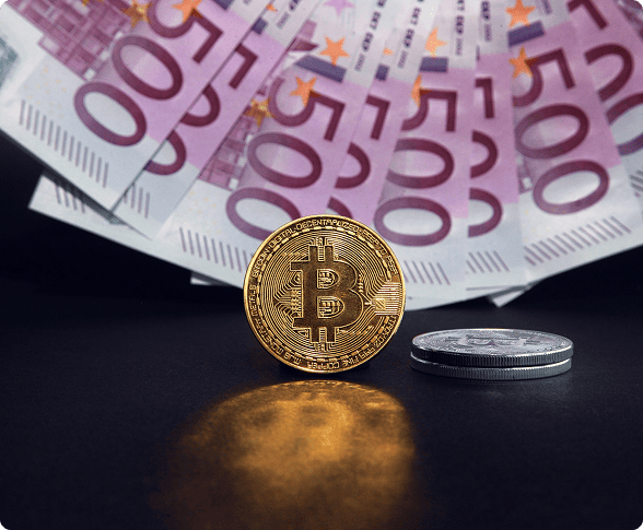 Bitcoin et euros plateforme Quantumai financière